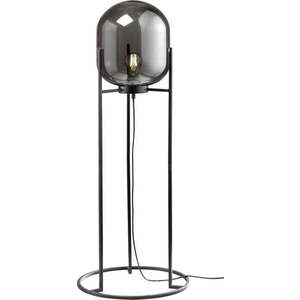 Černá stojací lampa se skleněným stínidlem (výška 97 cm) Regi – Fischer & Honsel obraz