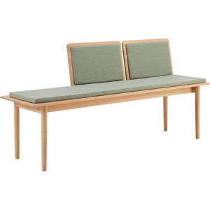 Světle zelená vlněná lavice Elba - Hammel Furniture obraz