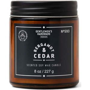 Vonná sojová svíčka doba hoření 48 h Bergamot & Cedar – Gentlemen's Hardware obraz