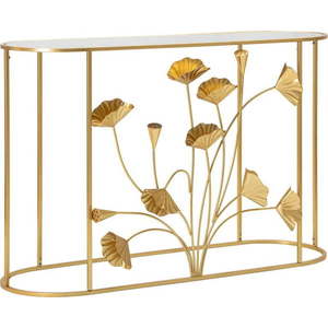Konzolový stolek ve zlaté barvě 40x120 cm Flow – Mauro Ferretti obraz