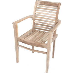 Zahradní stohovatelná židle z teakového dřeva Garden Pleasure Java obraz
