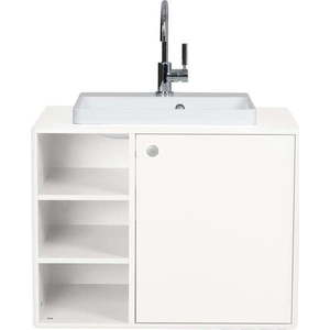 Bílá závěsná skříňka s umyvadlem bez baterie 80x62 cm Color Bath – Tom Tailor obraz