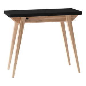 Přírodní konzolový stolek s černou deskou 45x90 cm Envelope – Ragaba obraz