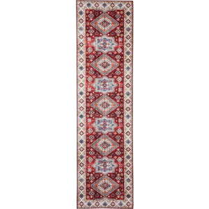 Červený/béžový koberec běhoun 225x60 cm Topaz - Think Rugs obraz