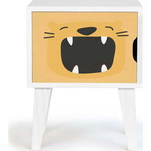 Dětský dřevěný noční stolek Little Nice Things Roar obraz