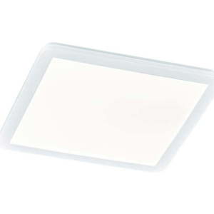 Bílé čtvercové stropní LED svítidlo Trio Camillus, 40 x 40 cm obraz