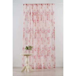 Růžová záclona 300x245 cm Angel – Mendola Fabrics obraz