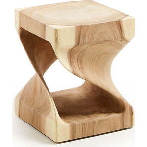 Odkládací stolek z masivu munggur 30x30 cm Hakon – Kave Home obraz