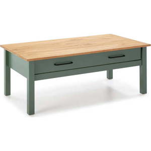 Zelený dřevěný konferenční stolek Marckeric Miranda obraz