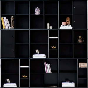Černá nástěnná knihovna Hammel Mistral Kubus obraz