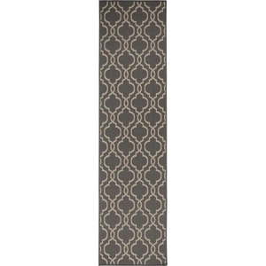 Šedo-béžový venkovní koberec běhoun 230x66 cm Milan - Flair Rugs obraz