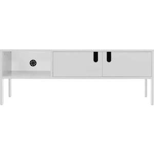 Bílý TV stolek Tenzo Uno, šířka 137 cm obraz