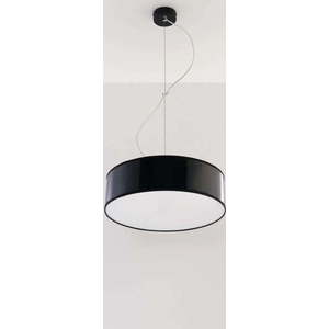 Černé závěsné svítidlo ø 35 cm Atis – Nice Lamps obraz