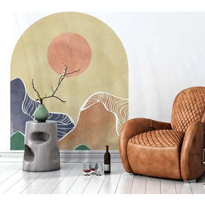 Samolepka na zeď 120x140 cm Abstract Rising Sun Arch – Ambiance obraz