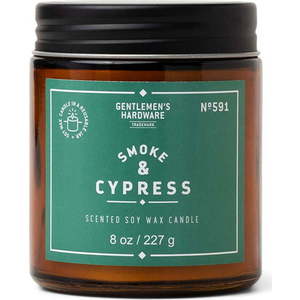 Vonná sojová svíčka doba hoření 48 h Smoke & Cypress – Gentlemen's Hardware obraz