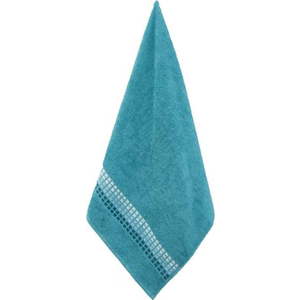 Modrý bavlněný ručník 50x100 cm Darwin – My House obraz