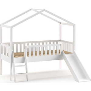 Bílá domečková/vyvýšená dětská postel 90x200 cm Dallas - Vipack obraz