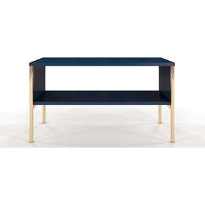 Tmavě modrý konferenční stolek Skandica Polka, 80 x 37 cm obraz