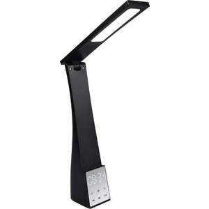 Matně černá LED stolní lampa s časovačem (výška 45 cm) Linus – Trio obraz