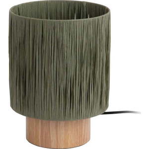 Zelená stolní lampa se stínidlem z papírového výpletu (výška 28, 5 cm) Sheer – Leitmotiv obraz