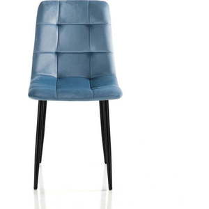 Modré sametové jídelní židle v sadě 2 ks Faffy – Tomasucci obraz