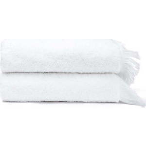 Sada 2 bílých ručníků ze 100% bavlny Bonami Selection, 50 x 90 cm obraz