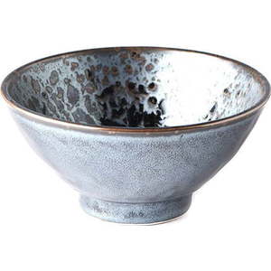Černo-šedá keramická miska MIJ Pearl, ø 16 cm obraz