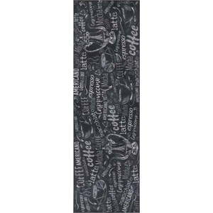 Černý koberec běhoun 50x150 cm Wild Coffee Board – Hanse Home obraz