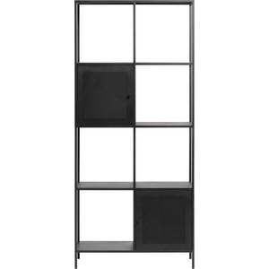 Černá kovová knihovna 80x180 cm Malibu – Unique Furniture obraz