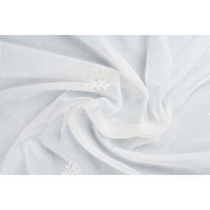 Bílá záclona 300x245 cm Fibula – Mendola Fabrics obraz