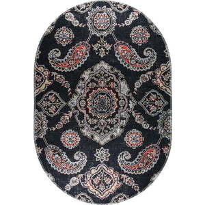 Černý pratelný koberec 60x100 cm – Vitaus obraz