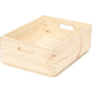 Úložný box z borovicového dřeva Compactor Custom, 40 x 30 x 14 cm obraz
