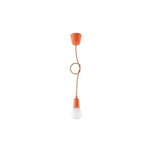 Oranžové závěsné svítidlo ø 5 cm Rene – Nice Lamps obraz