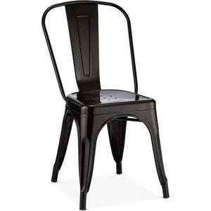 Černé kovové jídelní židle v sadě 2 ks Korona – Furnhouse obraz