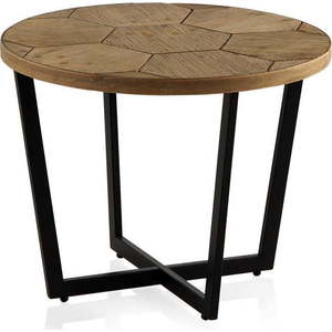 Konferenční stůl s černou železnou konstrukcí Geese Honeycomb, ⌀ 59 cm obraz