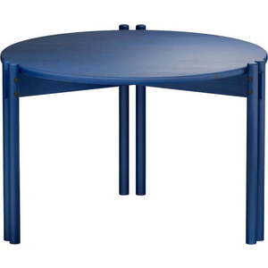 Modrý kulatý konferenční stolek z borovicového dřeva ø 60 cm Sticks – Karup Design obraz