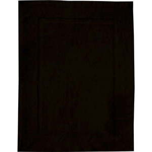 Černá bavlněná koupelnová předložka Wenko, 50 x 70 cm obraz
