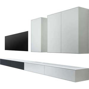 Černo-bílá sestava TV stolku a 2 komod Edge by Hammel - Hammel Furniture obraz