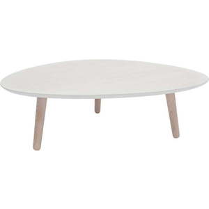 Bílý konferenční stolek z jasanového dřeva Ragaba Contrast Pick obraz