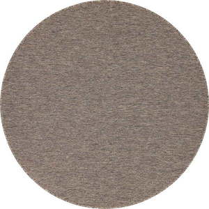 Hnědý kulatý venkovní koberec ø 160 cm Vagabond™ - Narma obraz