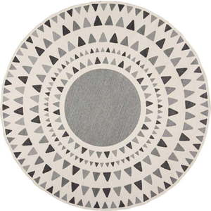 Šedý kulatý venkovní koberec ø 160 cm Shadow – Flair Rugs obraz