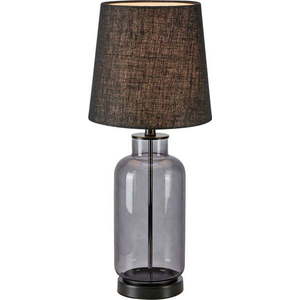 Černá stolní lampa se stínidlem z juty (výška 60 cm) Costero – Markslöjd obraz