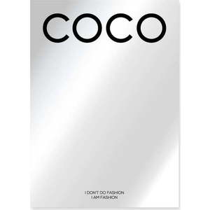Nastěnné zrcadlo 50x70 cm Coco Chanel - Little Nice Things obraz