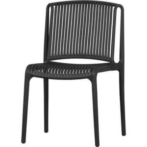 Černá zahradní židle Billie – WOOOD obraz