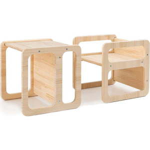 Dětské židle z borovicového dřeva v sadě 2 ks Montessori – Little Nice Things obraz