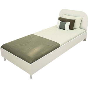 Bílá jednolůžková postel 90x190 cm Lavinia – Kalune Design obraz
