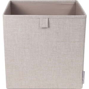 Béžový úložný box Bigso Box of Sweden Cube obraz