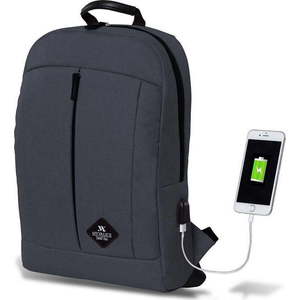 Antracitový batoh s USB portem My Valice GALAXY Smart Bag obraz
