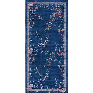 Tmavě modrý koberec běhoun 80x200 cm Amira – Hanse Home obraz