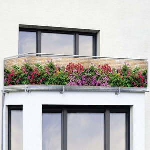 Plastová balkonová zástěna 500x85 cm Flowers – Maximex obraz